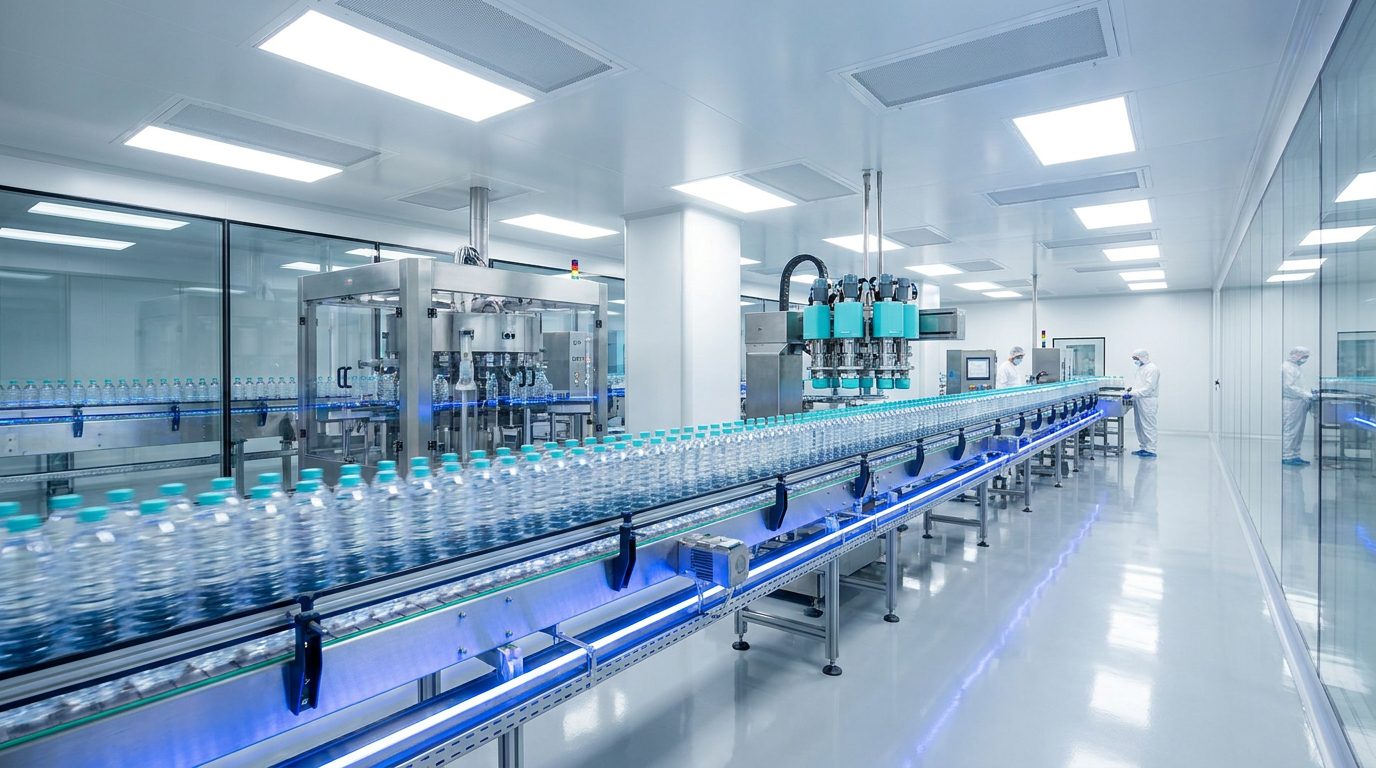 10,000 BPH High-Speed Packaged Mineral Water Line