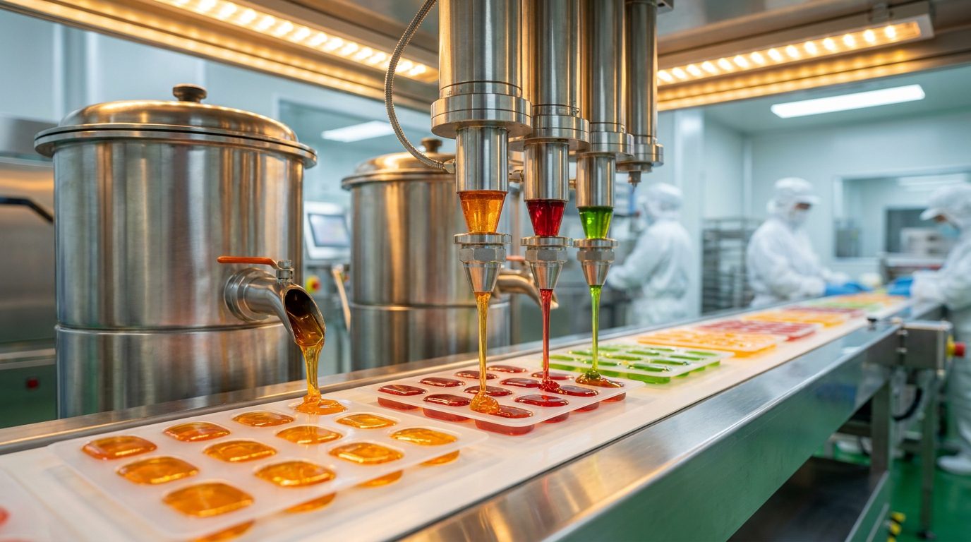 Hard Candy, Depositing & Lollipop Automated Processing